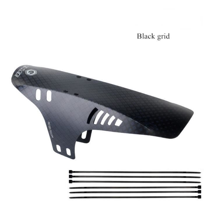 Garde-boue Plastique Noir VTT 26 Pouces - Ensemble Avant/arrière En Plastique Noir - NICEJW, Protection Contre La Boue Et Pluie Garde-boue Vélo