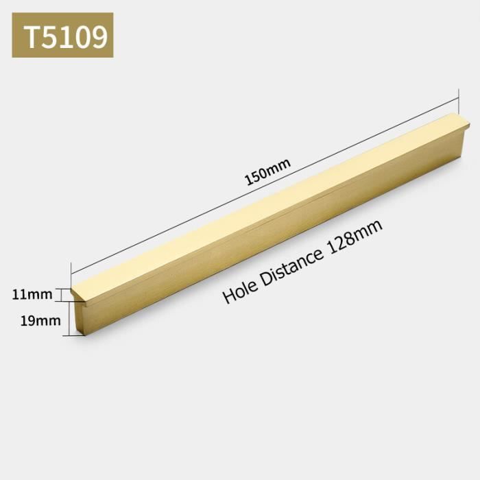 Lot De 12 Poignées De Tirage Coulissantes En Métal Cuivré – Pour Placard Ou Porte
