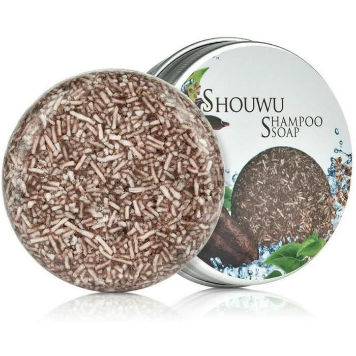 2 Pcs Organic Grey Reverse Shampoo Bar Solid Shampoo Bar, Natural