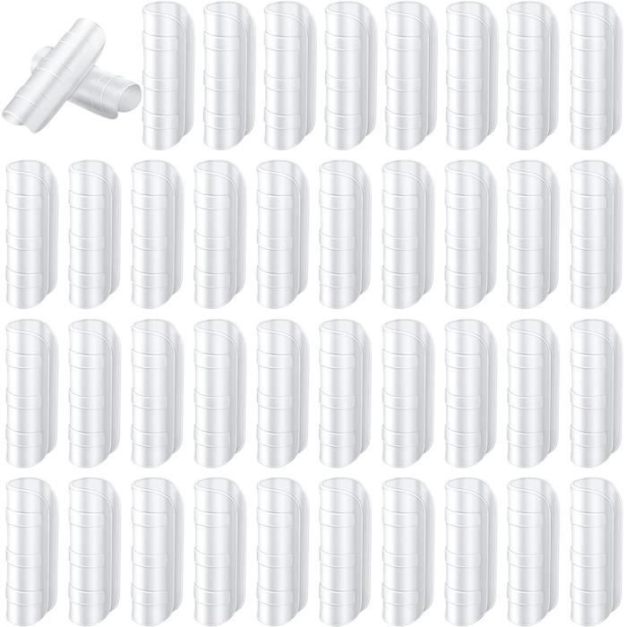 GORGECRAFT 20pcs Clips Tuyaux PEX 10mm - Supports Fixation Tuyaux PVC En U Blanc - Pinces Plastique