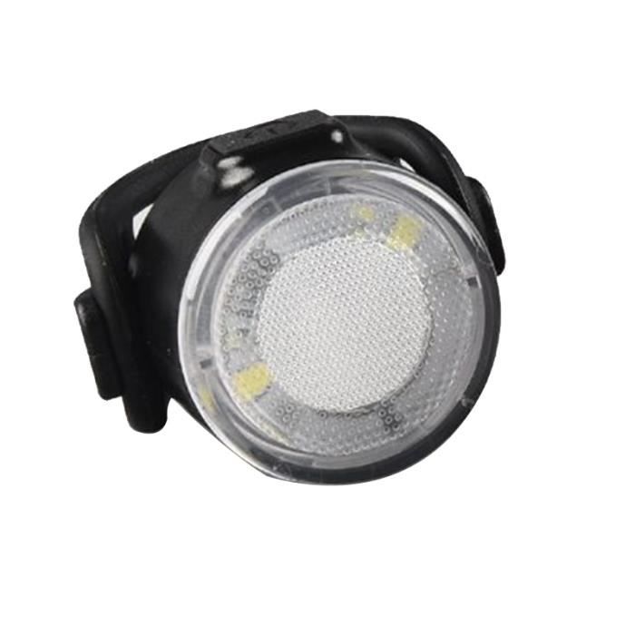 Lumière blanche - Feu arrière de vélo imperméable à LED, rechargeable