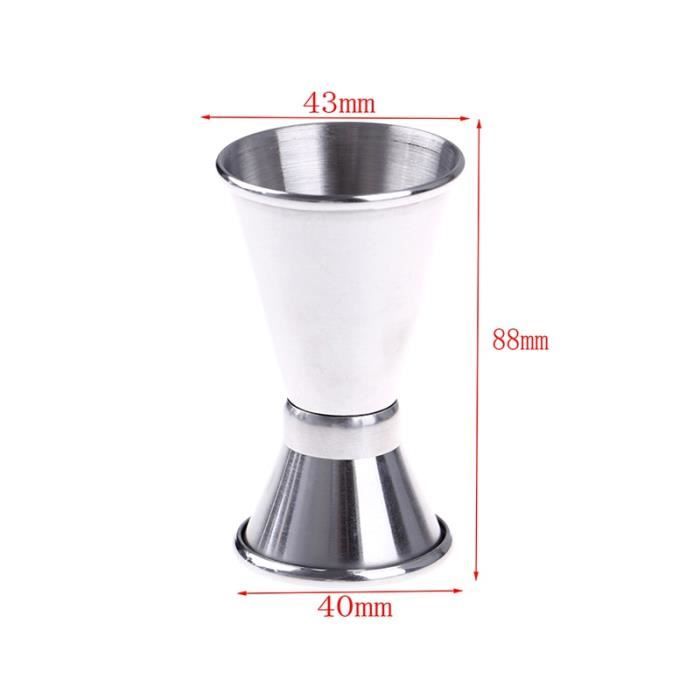 VB VIN BOUQUET FIK 1433 Passoire à Cocktail En Acier Inoxydable Noir - Accessoire Professionnel Pour Barman