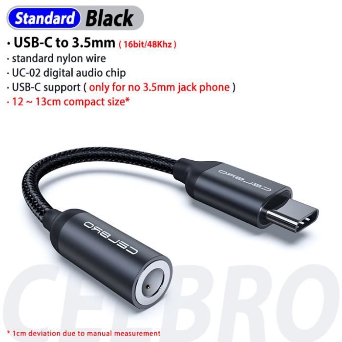 Tofficu Adaptateur Type-c Pour Charge Et Écouteurs