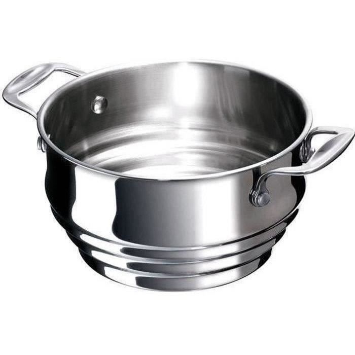 Multi-passoire Chef à vapeur en inox - D: 16 cm à D: 20 cm