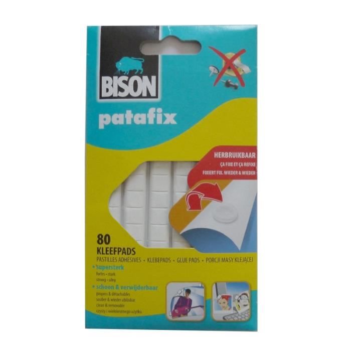 gomme a coller patafix bison 80 pieces cdiscount beaux arts et loisirs creatifs
