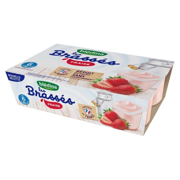 Bledina Les Brasses Fraise Des 6 Mois 6 Pots De 95g Achat Vente Compote Dessert Fruite Bledina Les Brasses Fraise Des 6 Mois 6 Pots De 95g Cdiscount Pret A Porter