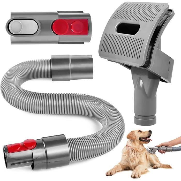 Comparer les prix de Brosse Chat et Chien pour Aspirateur Dyson V15 V11 V10 V8 V7 V6 pour Chute de Poils d'Animaux avec Adaptateur et Convertisseur,Gris