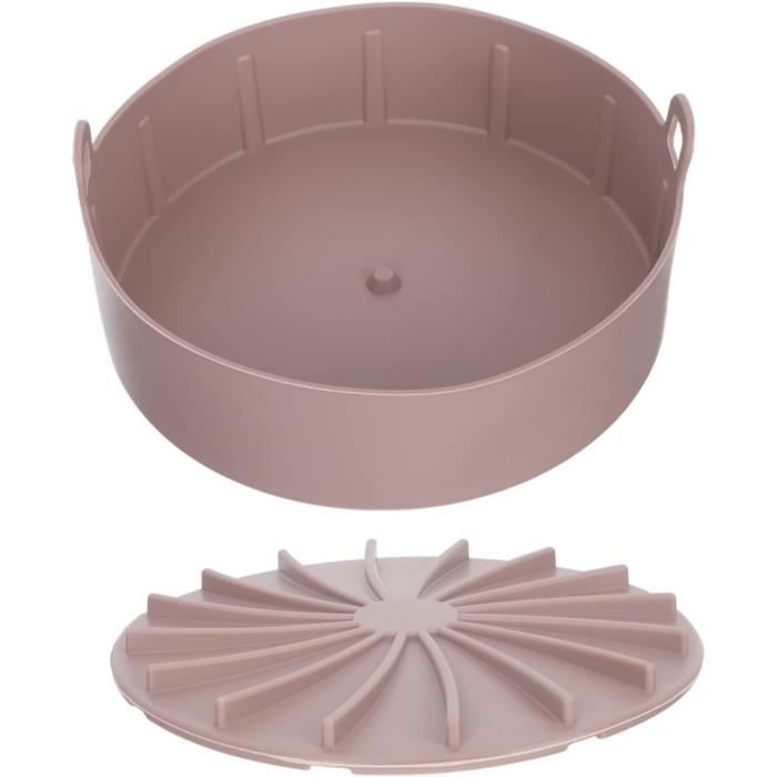 Moule à Gâteau Carré Pour Friteuse Sans Huile - 8 Pouces, En Acier Inoxydable Et Aluminium, Pour Gâteaux, Pizza, Pain