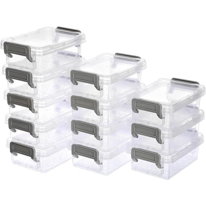 Lot 3 Boîtes De Conservation Lock & Lock Empilables - 3x800 Ml - Transparent