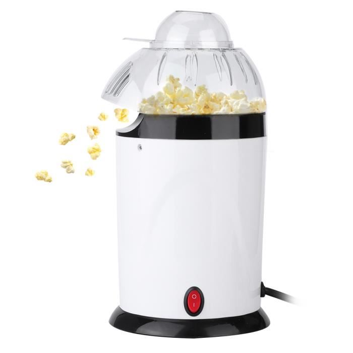 Cikonielf White Corn Popper, Popcorn Popper, for Home Restaurant Kitchen Coffee Shop electromenager -corn