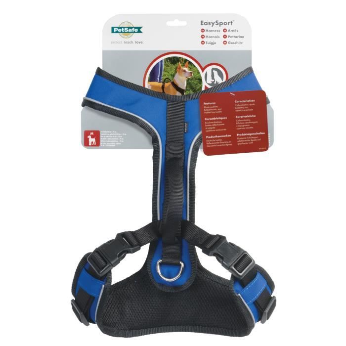 EASY WALK Harnais M - Bleu - Pour chien EASY WALK Harnais M - Bleu - Pour chien