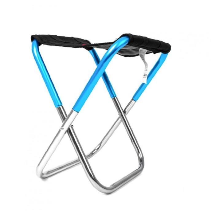 Mini chaise pliante en plein air ultra léger randonnée pêche de camping chaise chaise de siège portable avec sac de rangement sac à