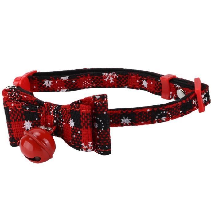 Duokon Noeud Papillon Chat Colliers De Noel Pour Animaux De Compagnie Decorations De Vacances Mignonnes Pour Chats Chiens Petits Cdiscount