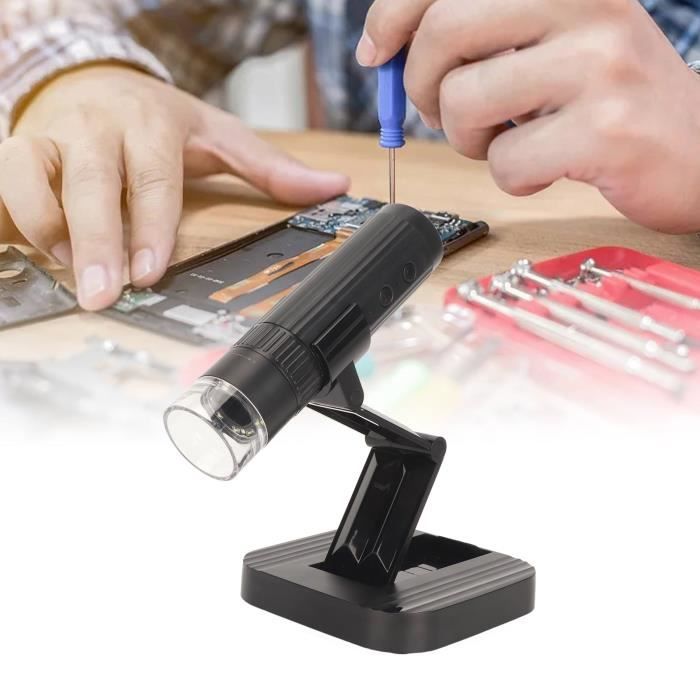 Microscope Numérique 1000x Portable – Écran 2 Pouces 1080P Avec 8 LED, Rechargeable, Idéal Pour Observations - 9