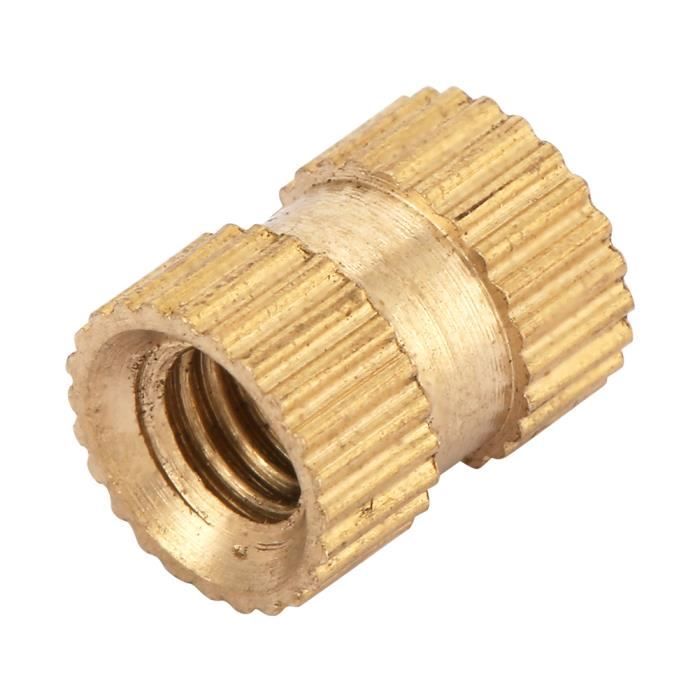 Lot De 4 Boutons Moletés En Inox 304 - M4, Avec Collier - Marque Uxcell - Neuf