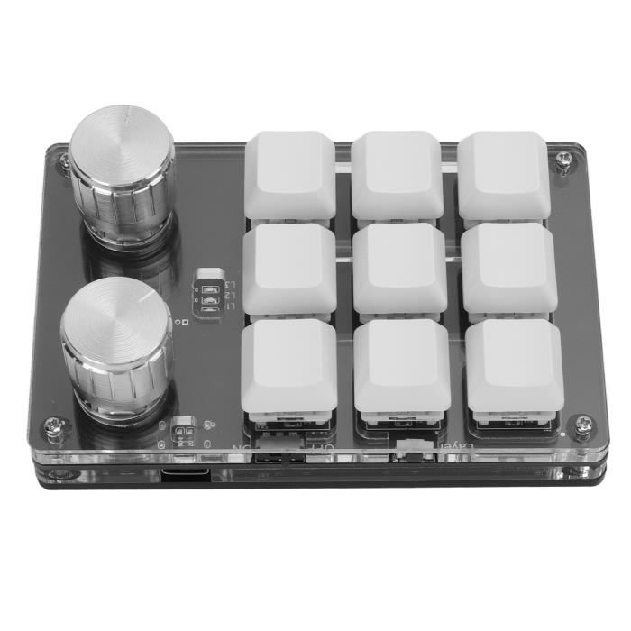 EJ.life Clavier programmable avec raccourci Clavier de raccourci ...