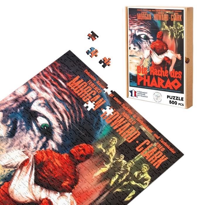 Puzzle Horreur 1000 Pièces Phantasm - Marque Messed Up Puzzles, Thème Effrayant Et Détaillé