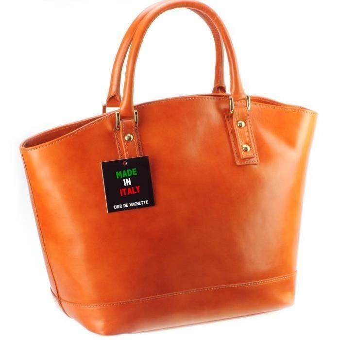 Sac cuir italien camel cheap