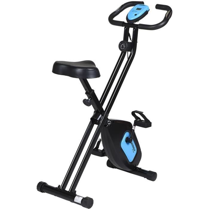 Vélo d'appartement pliable - Striale SV-316 - Résistance magnétique 8 niveaux