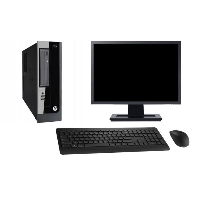 PC HP Pro 3300 SFF Ecran 27 Intel i3-2120 RAM 8Go SSD 960Go Windows 10 Wifi - Hewlett packard