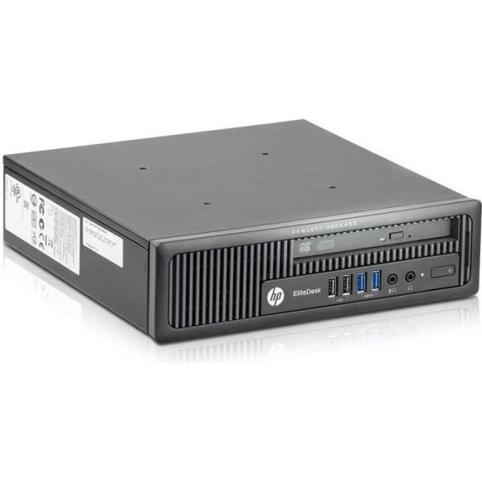PC de Bureau HP EliteDesk 800 G1 USDT - 8Go - SSD 256Go - Hewlett packard