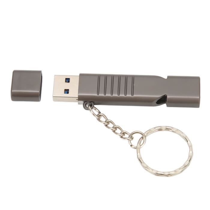HURRISE Lecteur Flash Clé USB Sifflet SOS Disque U en Alliage de Zinc  Multifonction Extérieur Étanche informatique memoire 4 64 Go - Cdiscount  Informatique