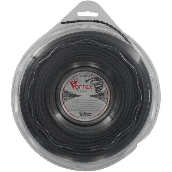 JARDIN PRATIC Coque fil nylon copolymère VORTEX - Longueur: 43m, Ø: 3,00mm