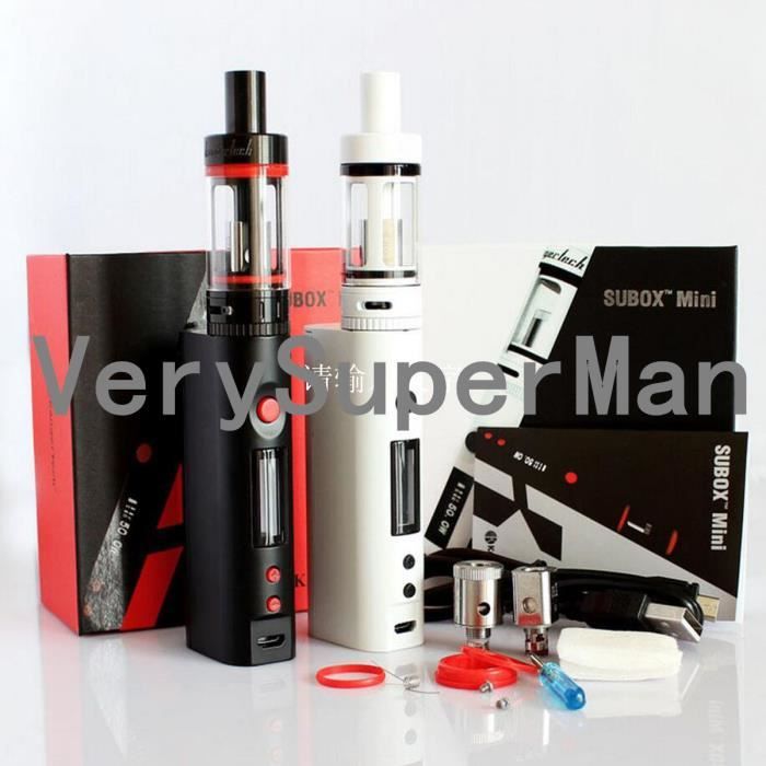 VerySuperMan®SUBOX Mini Starter Kit + accu 18 650 - Black Edition ...