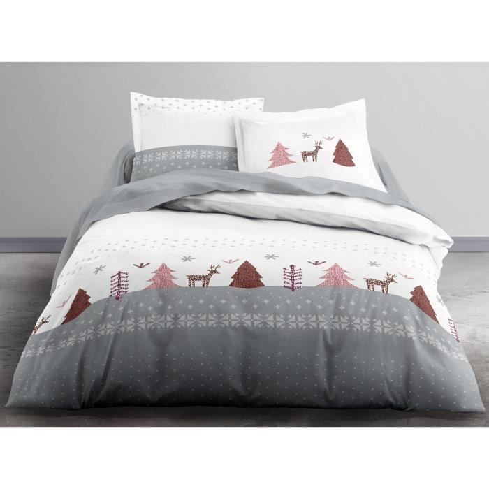 Parure da letto matrimoniale 240 x 260 cm Today in cotone stampato bianco etnico Sunshine 3.25