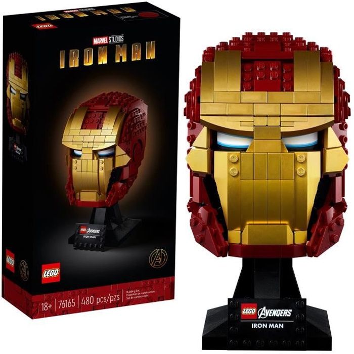 LEGO 76165 Marvel Super Heroes Casque d'Iron Man, piéce de