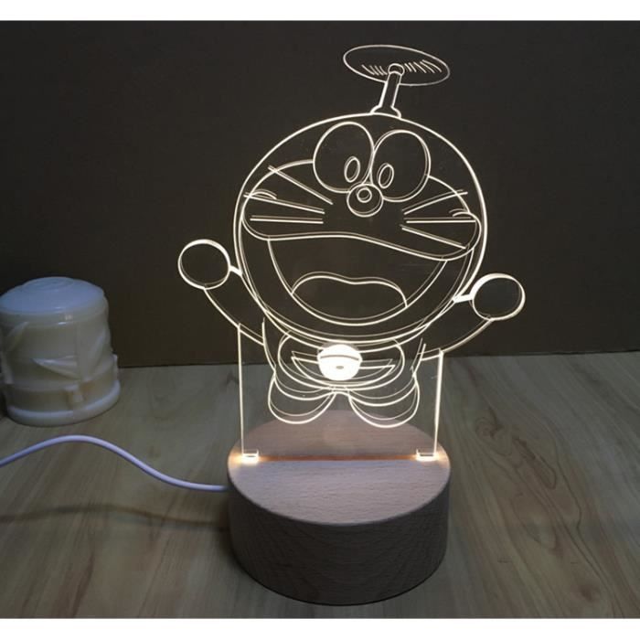 Led Doraemon Feux 3D de style scandinave LED Doraemon - Cdiscount Maison