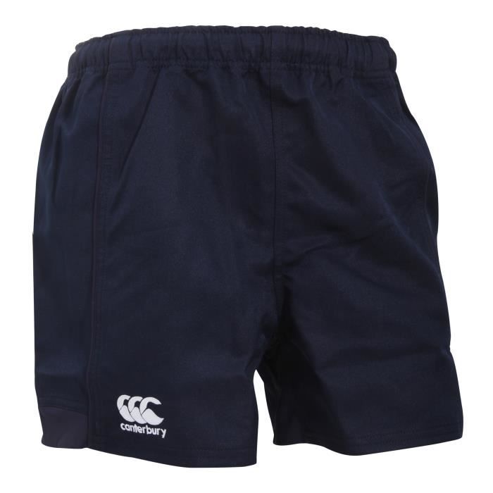 Nouveau CANTERBURY Essentials Short noir 100 % coton pour homme TAILLE XL