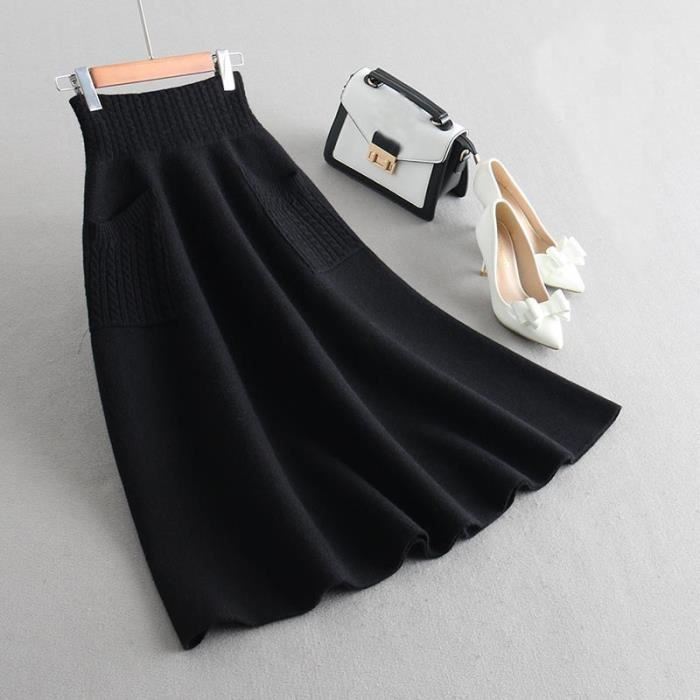 Jupe longue en laine clearance