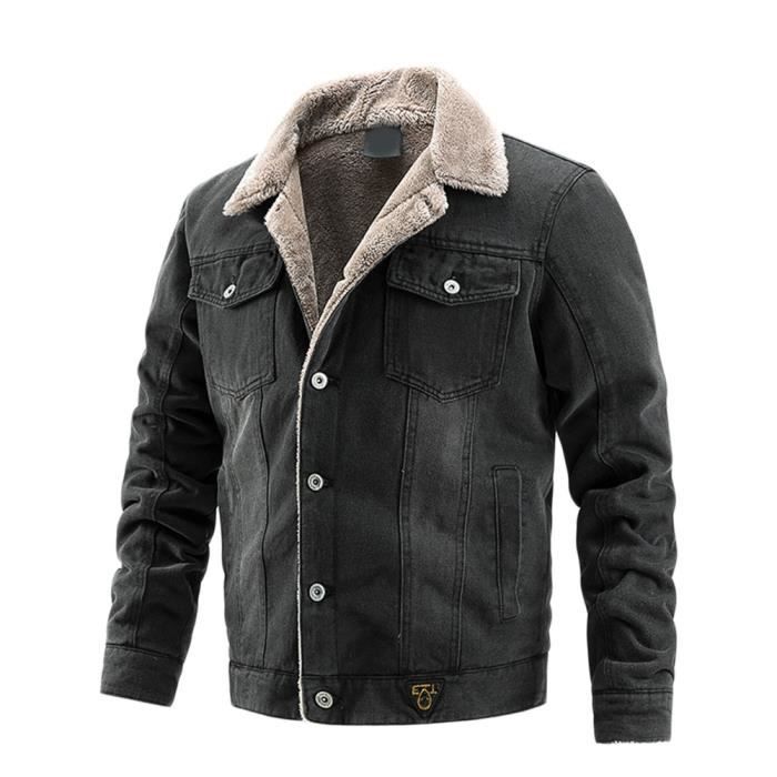 Veste hotsell noir simple