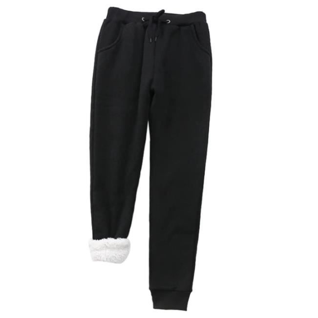 Pantalon thermique pour femme Pantalon de jogging d hiver doubl
