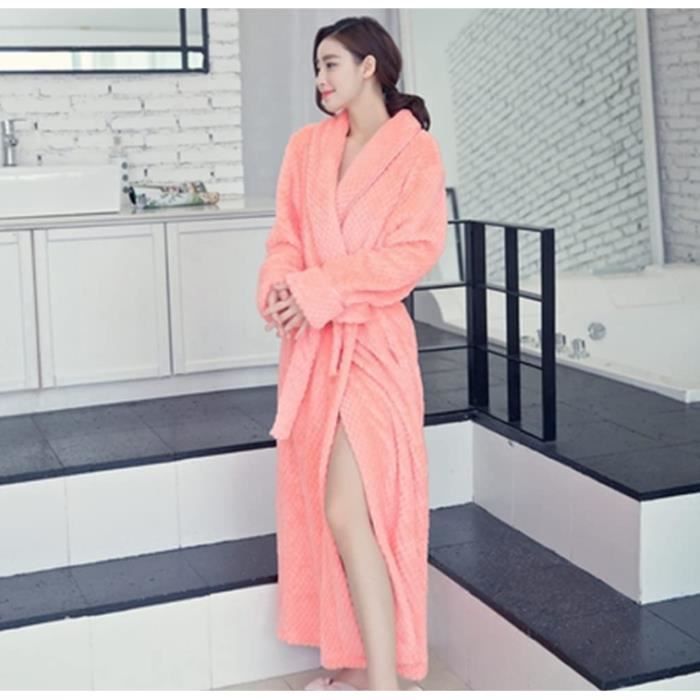 Pyjama D'hiver Femme En Polaire Corail Grande Taille - Ensemble Haut Et Pantalon épais - Pour Intérieur, Nuit, Détente