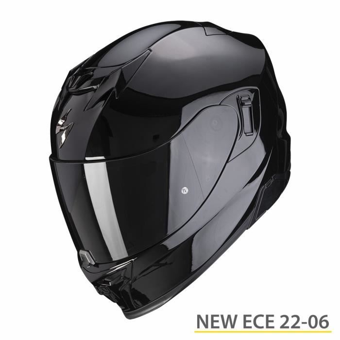 Casque moto intégral Scorpion Exo-520 Evo Air Solid ECE 22-06 - noir - M