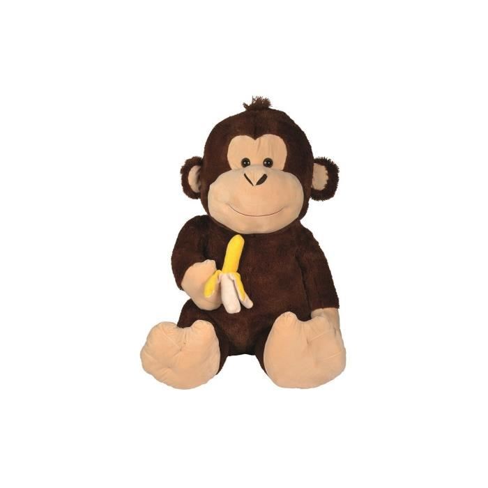 Peluche Geante Singe Koko Avec Sa Banane 1 Metre 15 Grande Peluche 115Cm Nicotoy Peluche XXL Cdiscount Jeux Jouets