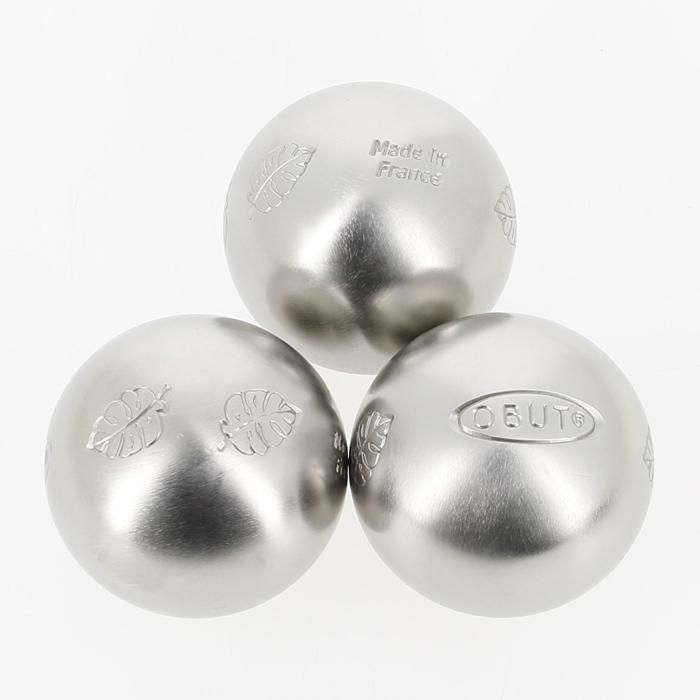 Boules de loisir Obut Jungle Inox Lisse chez Pétanque Web