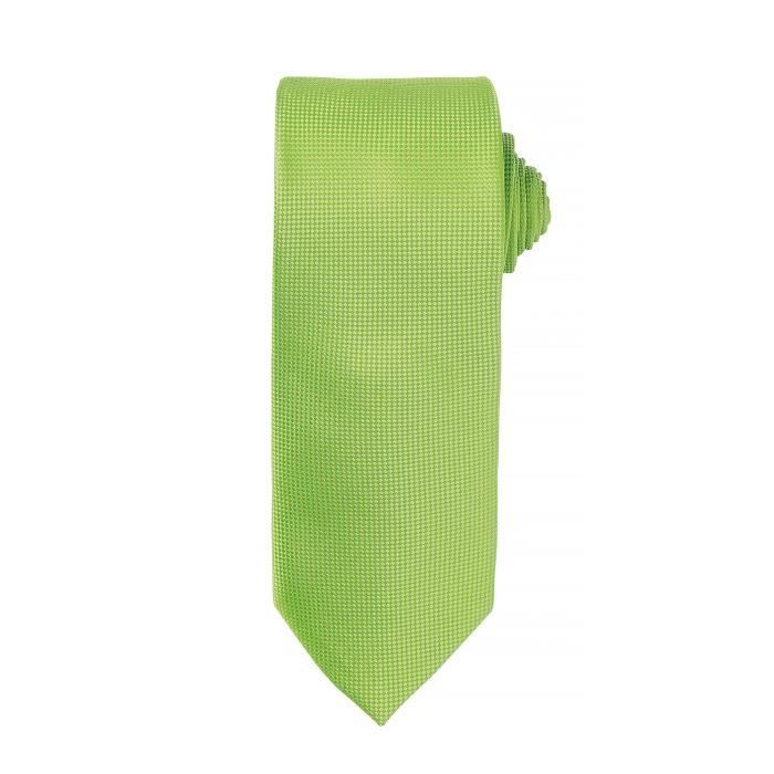 Cravate Homme Frederick Thomas En Soie Tricotée - Bleu Marine Et Vert Pâle, Motif Pois, Neuf Avec Étiquettes