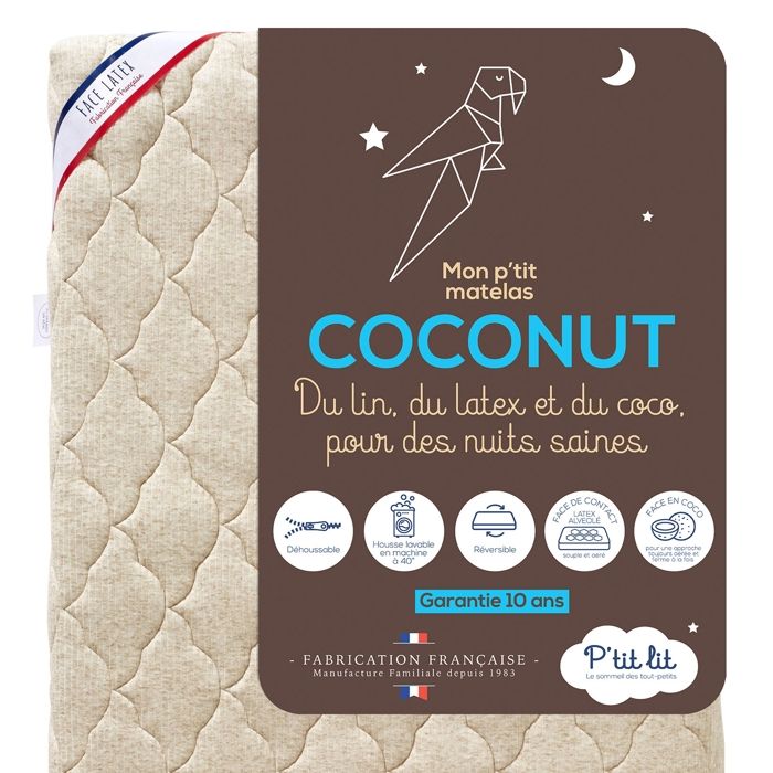P Tit Lit Matelas Bebe Coco Nut 70x140 Cm 1 Face Latex 1 Face Coco D Origine Vegetale Lin Naturellement Cdiscount Maison P Tit Lit Matelas Bebe Coco Nut 70x140 Cm 1 Face Latex 1 Face Coco D Origine Vegetale Lin Naturellement Cdiscount Maison