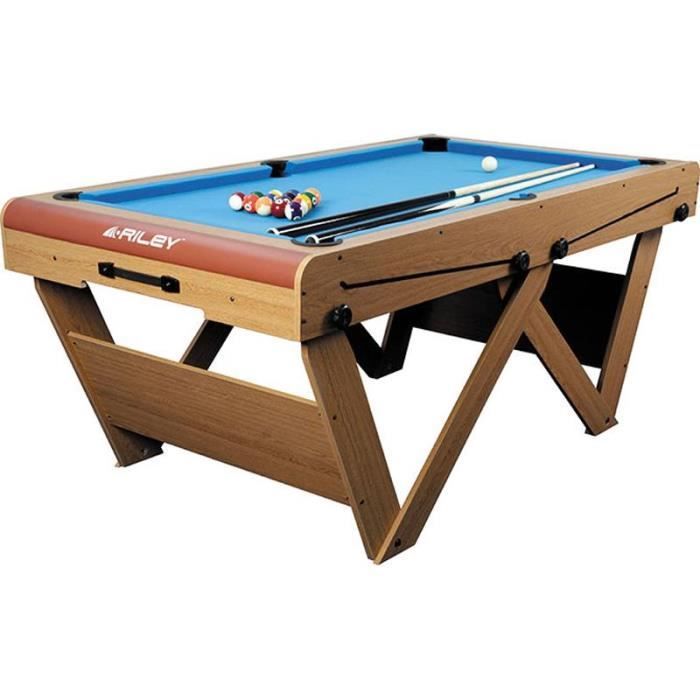 Table De Billard Pliable Riley 180 Cm Avec 4 Roues Achat Vente