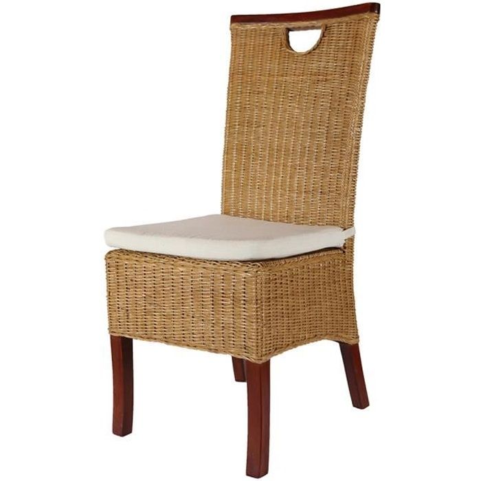 Chaise Racines Miel Rotin
