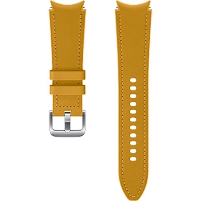 Bracelet Hybrid Leather - SAMSUNG - G Watch 4 Classic - 130mm - Moutarde - Cuir