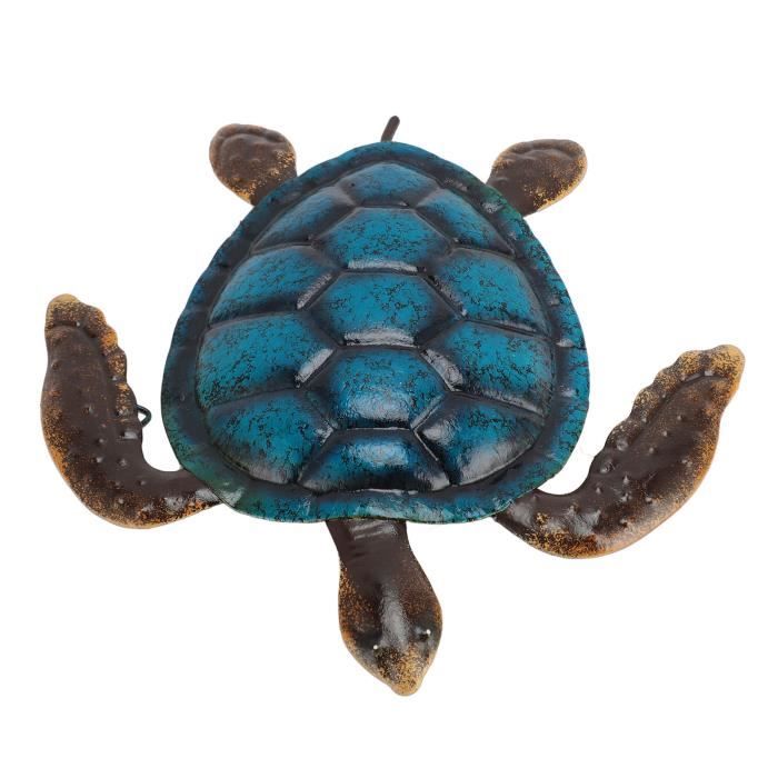 Décoration Murale Tortue en Métal Noir XL - Fenua Factory