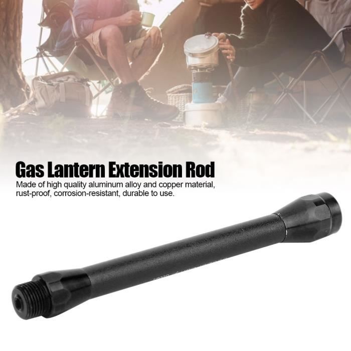 Lampe à Gaz Portable Camping - Rechargeable Isobutane, Luminosité Réglable, Avec Tige Extension