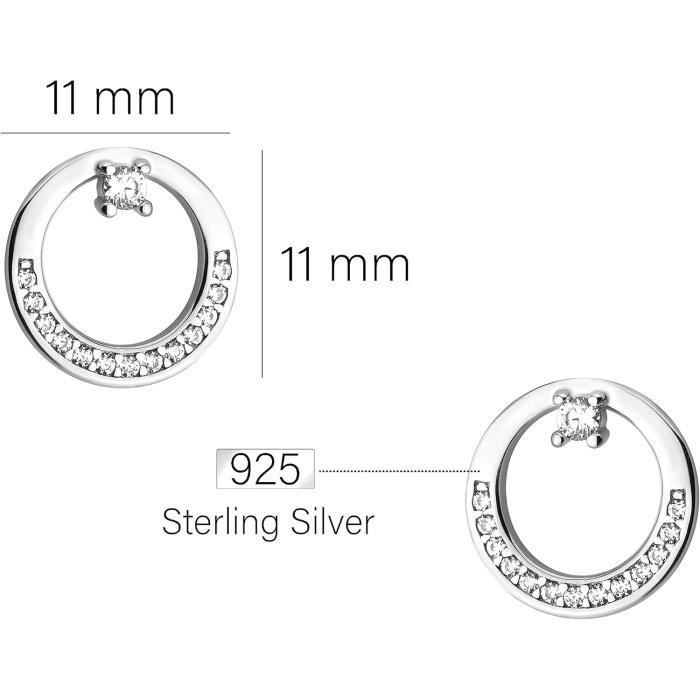 SOFIA MILANI - Boucles D'Oreilles Pour Femme En Argent 925 - Créole