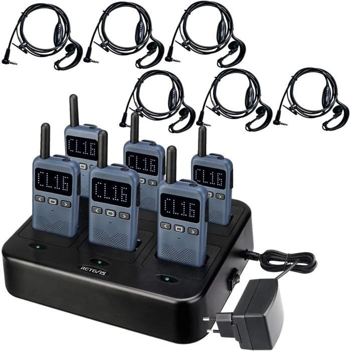 Retevis RT649P Talkie Walkie, PMR446 Flottante IP67 Étanche, 1200 mAh
