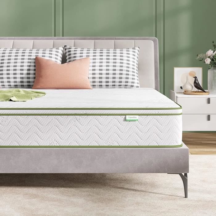 Novilla Matelas 150x190 Mousse à Mémoire De Forme 18cm - Soutien Ferme - OEKO-TEX