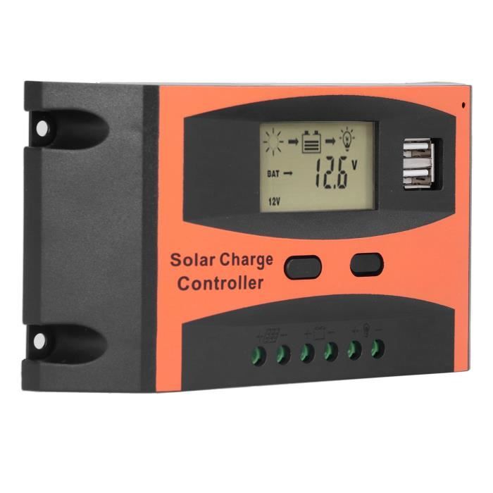 GOTOTOP Régulateur de batterie solaire Régulateur de Charge Solaire
